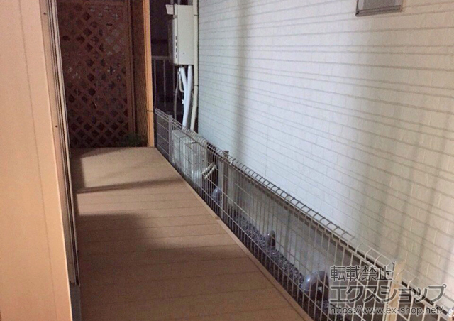 東京都足立区ののウッドデッキ リウッドデッキ 200＋独立式 リウッドステップ 2型 施工例