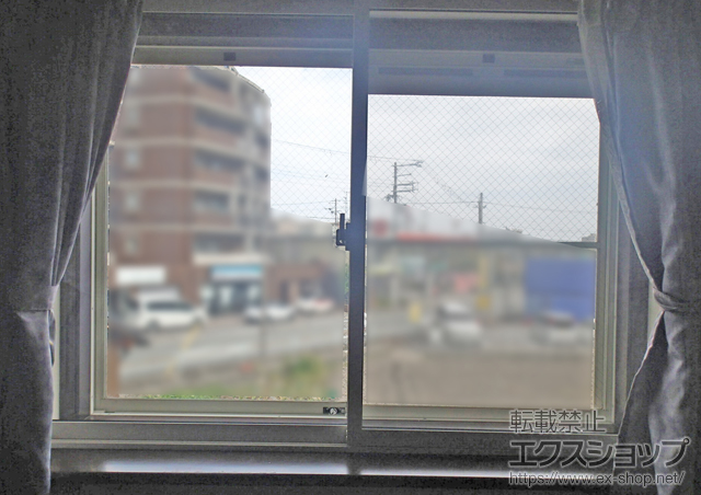 兵庫県西宮市のの二重窓（内窓） インプラス(ダストバリア)引き違い窓2枚建て 施工例