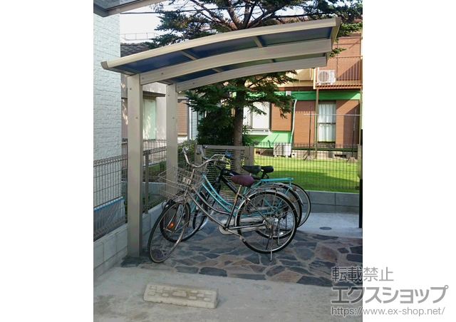 東京都立川市ののサイクルポート・駐輪場 プレシオスポート ミニ 積雪〜20cm対応 施工例