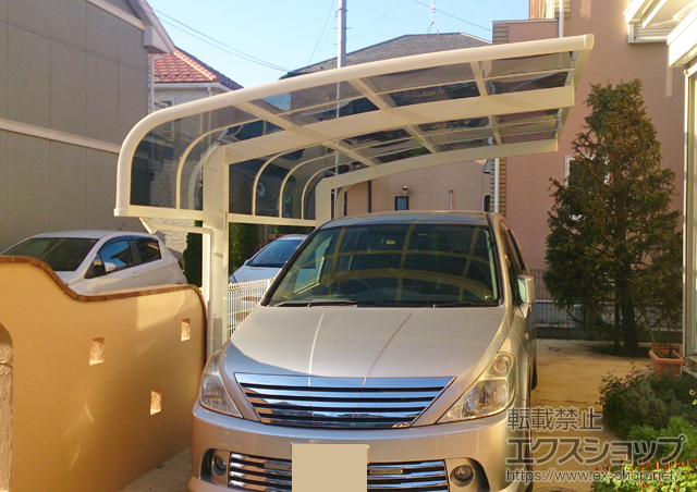 神奈川県相模原市ののカーポート レイナキャップポートグラン　積雪〜20cm対応 施工例