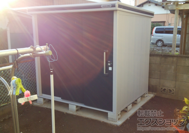 千葉県千葉市のの物置・屋外倉庫 エルモ 一般型(LMD-2218) 施工例