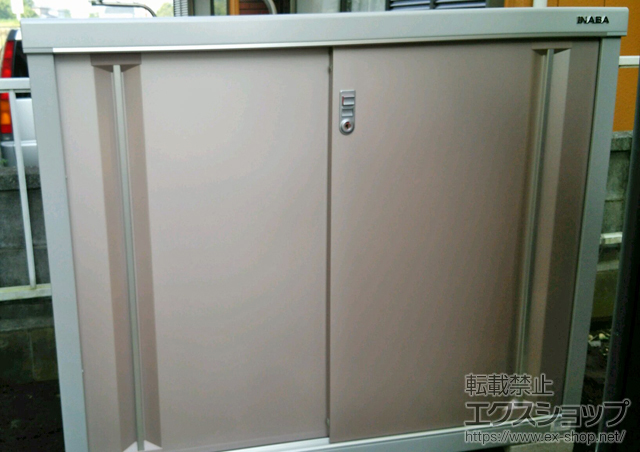 埼玉県三郷市のの物置・屋外倉庫 シンプリー 一般型(MJN-137BP AR) 施工例