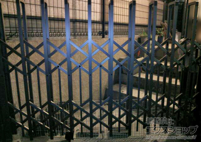 埼玉県さいたま市ののカーゲート トリップゲート ペットガード型 ノンレール 片開き 施工例