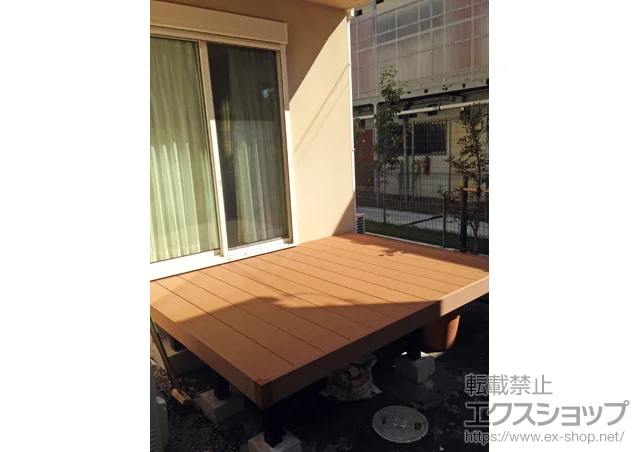 東京都府中市のYKKAPのウッドデッキ リウッドデッキ 200 施工例