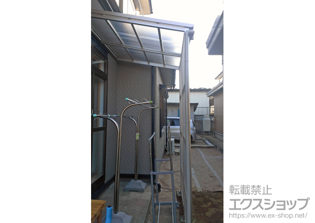 青森県八戸市ののストックヤード ストックヤードII 1500 オープンタイプ 積雪〜50cm対応 施工例