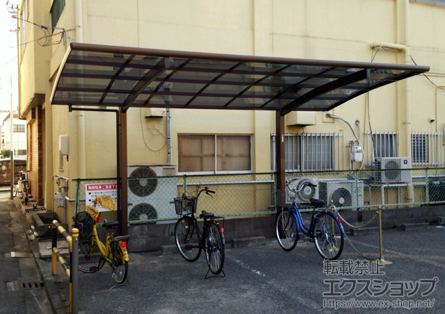 岡山県倉敷市ののカーポート プレシオスポート 積雪〜20cm対応 施工例