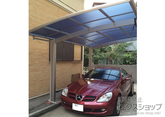 神奈川県横浜市ののカーポート プレシオスポート 積雪〜20cm対応 施工例