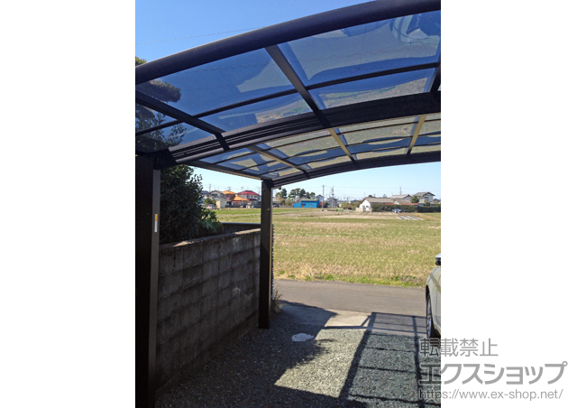 静岡県藤枝市ののカーポート レイナポートグラン　積雪〜20cm対応 施工例