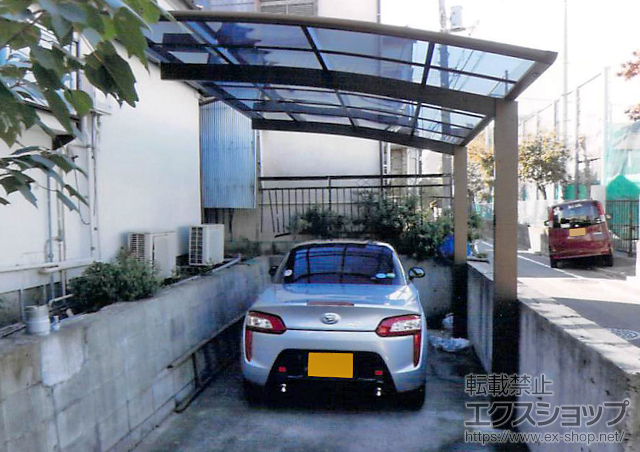 東京都足立区ののカーポート プレシオスポート 積雪〜20cm対応 施工例