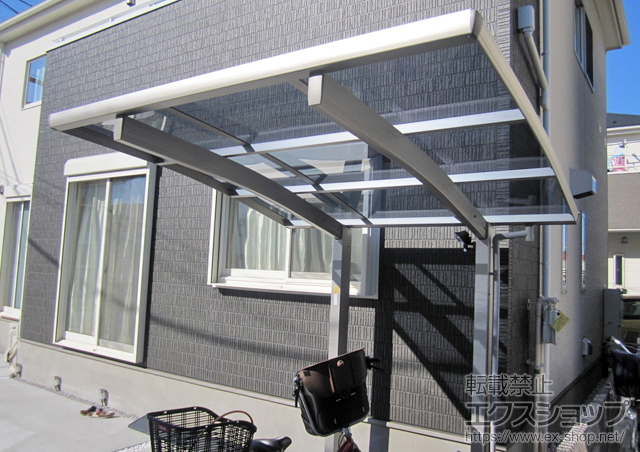 埼玉県川越市ののサイクルポート・駐輪場 プレシオスポート ミニ 積雪〜20cm対応 施工例