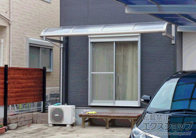 福岡県福岡市ののバルコニー・ベランダ屋根 ヴェクターテラス R型 ルーフタイプ 単体 積雪〜20cm対応 施工例