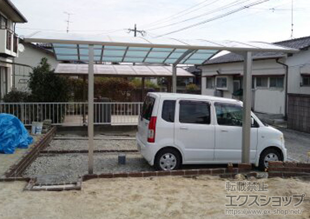 佐賀県佐賀市ののカーポート レイナツインポートグラン　積雪〜20cm対応 施工例