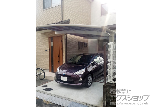 大阪府東大阪市ののカーポート レイナポートグラン　積雪〜20cm対応 施工例