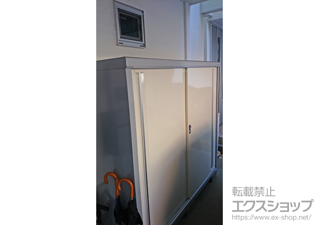 東京都中野区のの物置・屋外倉庫 シンプリー 一般型(MJN-175DP FW) 施工例