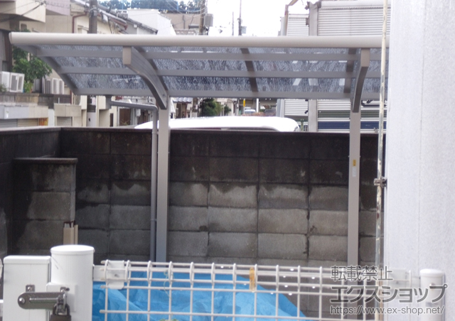 大阪府大阪市ののサイクルポート・駐輪場 プレシオスポート ミニ 積雪〜20cm対応 施工例