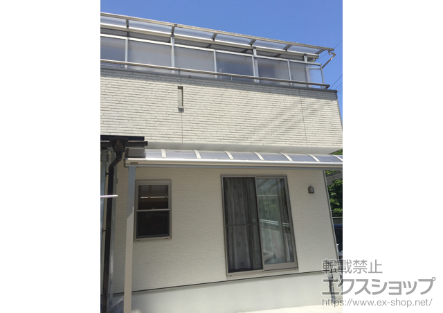 鹿児島県鹿児島市ののテラス屋根 ヴェクターテラス R型 テラスタイプ 単体 積雪〜20cm対応 施工例