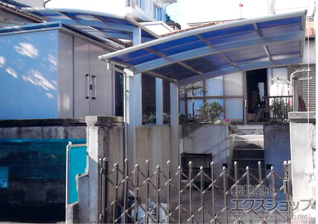 兵庫県神戸市ののカーポート プレシオスポート 積雪〜20cm対応 施工例