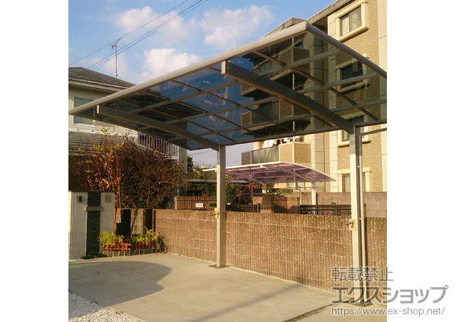 福岡県筑紫郡那珂川町ののカーポート プレシオスポート 積雪〜20cm対応 施工例