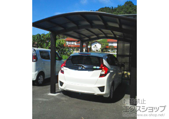 島根県雲南市ののカーポート レイナワンポートグランZ　積雪〜20cm対応 施工例