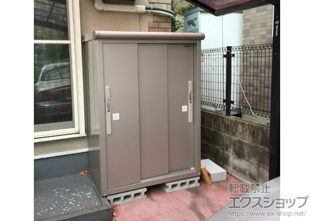 大阪府豊中市のの物置・屋外倉庫 エスモ 一般型 (ESD-1006EGL ) 施工例