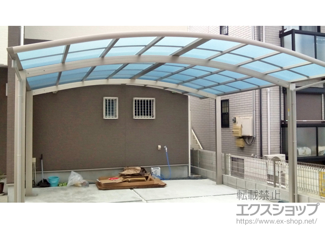 大阪府泉北郡忠岡町ののカーポート レイナツインポートグラン　積雪〜20cm対応 施工例