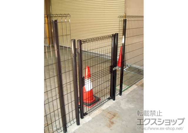 神奈川県横浜市のの門扉 イーネット門扉1型 片開き　門柱使用 施工例