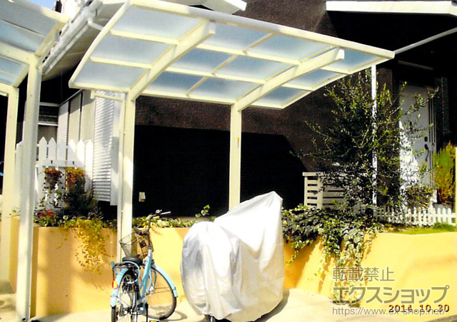 福岡県福岡市ののサイクルポート・駐輪場 レイナポートグランミニ 積雪〜20cm対応 施工例