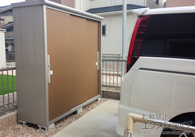 愛知県知立市のの物置・屋外倉庫 エスモ 一般型(ESD-2106AGL) 施工例
