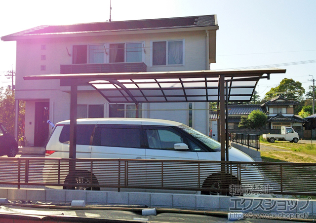 山口県山陽小野田市ののカーポート レイナツインポートグラン　積雪〜20cm対応 施工例