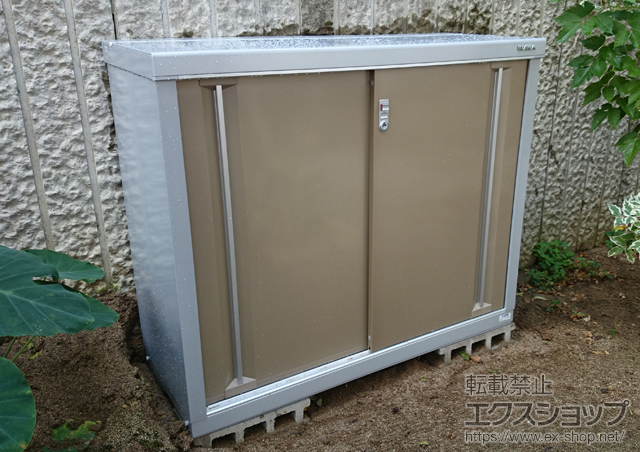 福岡県糸島市のの物置・屋外倉庫 シンプリー 一般型(MJN-135BP MB) 施工例