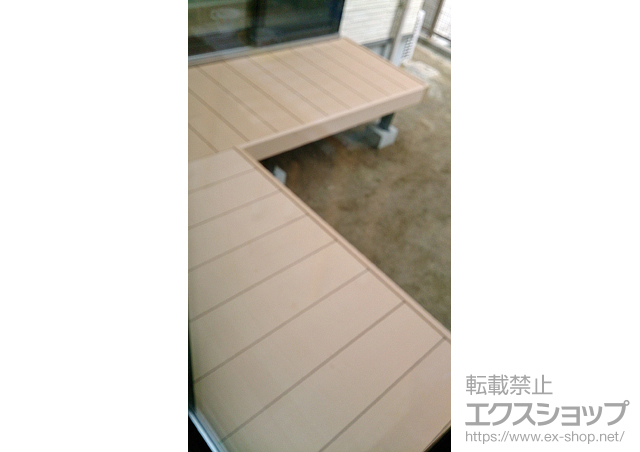 熊本県宇土市ののウッドデッキ リウッドデッキ 200 施工例