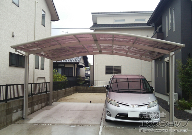 佐賀県杵島郡白石町ののカーポート レイナツインポートグラン　積雪〜20cm対応 施工例