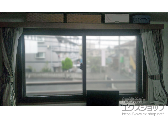 東京都足立区のの二重窓（内窓） インプラス(ダストバリア)引き違い窓2枚建て 施工例