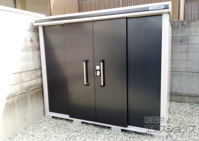 兵庫県明石市のの物置・屋外倉庫 エルモ 一般型（LMD-2518） 施工例