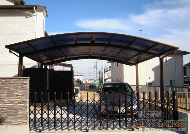 静岡県磐田市ののカーポート レイナツインポートグラン　積雪〜20cm対応 施工例