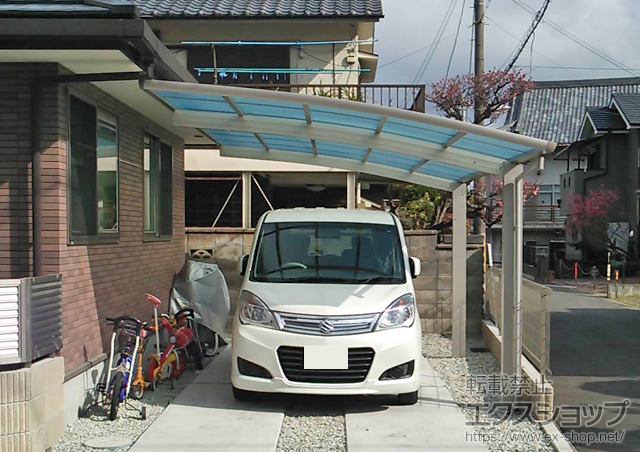 奈良県奈良市ののカーポート レイナポートグラン　積雪〜20cm対応 施工例