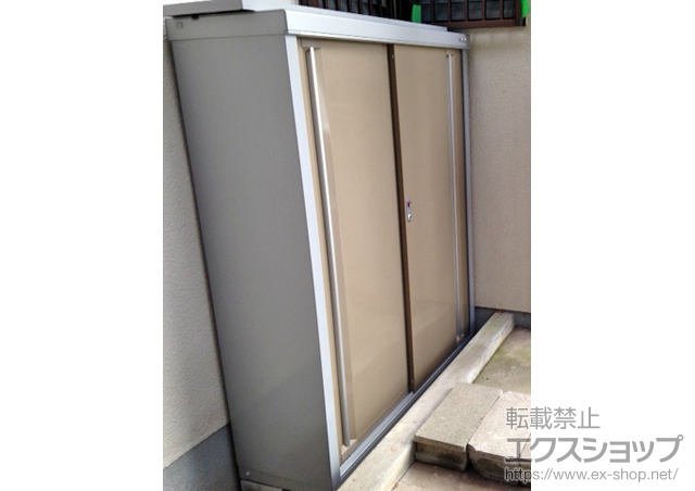 大阪府交野市のの物置・屋外倉庫 シンプリー 一般型（MJN-134D） 施工例