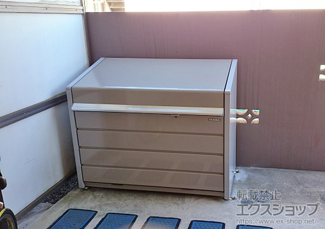 東京都杉並区ののゴミステーション ダストボックスミニ パネル床タイプ DBN-126P 500L 施工例