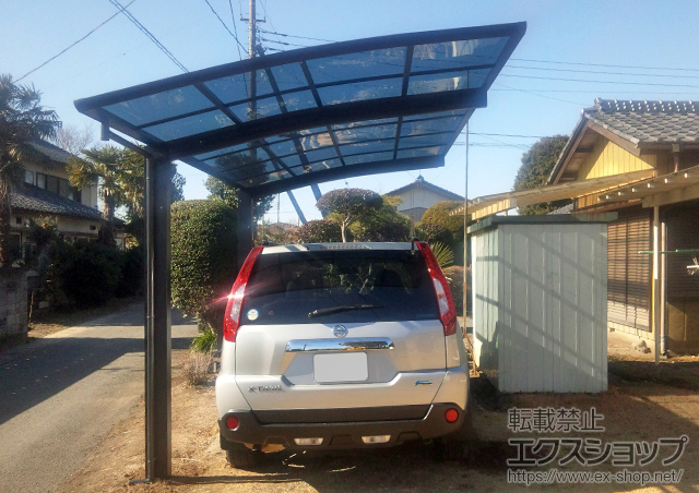 埼玉県本庄市ののカーポート プレシオスポート 積雪〜20cm対応 施工例