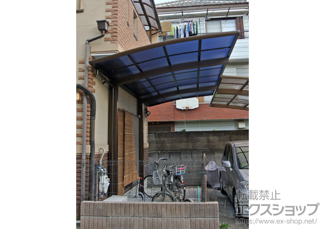 大阪府大阪市ののカーポート レイナポートグラン　積雪〜20cm対応 施工例