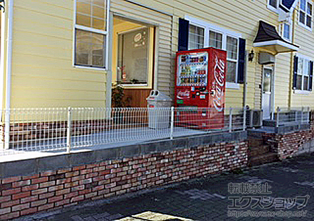 千葉県四街道市ののフェンス・柵 ハイグリッドフェンスN8型 フリーポールタイプ 施工例