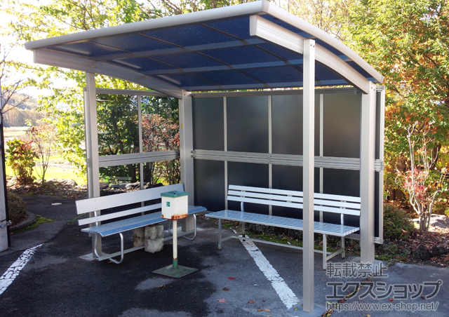 長野県茅野市ののサイクルポート・駐輪場 レイナパークグラン 積雪〜20cm対応 施工例