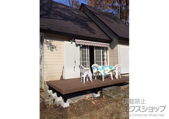 栃木県那須郡那須町ののウッドデッキ リウッドデッキ 200 施工例