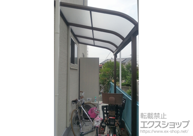 宮城県仙台市ののテラス屋根 プレシオステラス R型 テラスタイプ 単体 積雪〜20cm対応 施工例