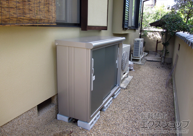 奈良県奈良市のの物置・屋外倉庫 エスモ 一般型(ESD-1505YGL) 施工例