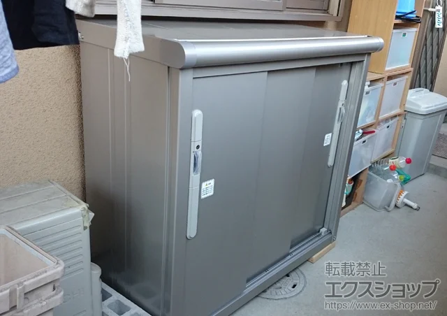 大阪府池田市のヨドコウの物置・収納・屋外倉庫 エスモ 一般型(ESD-1205YGL) 施工例