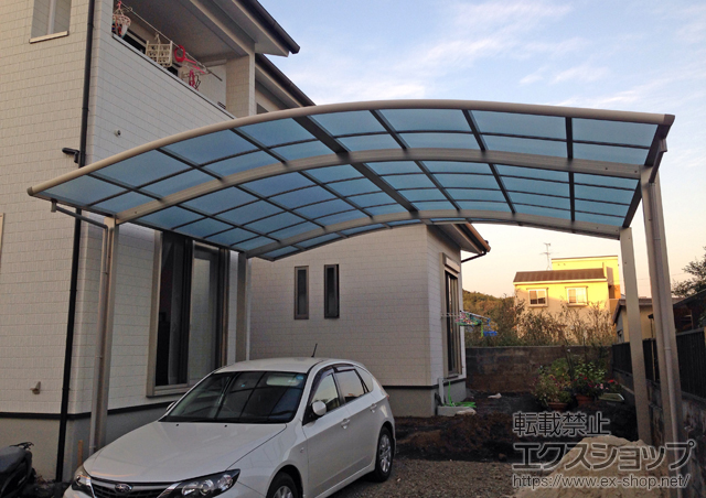 熊本県熊本市ののカーポート レイナツインポートグラン　積雪〜20cm対応 施工例