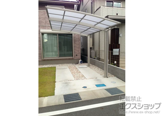 滋賀県草津市ののカーポート プレシオスポート 積雪〜20cm対応 施工例