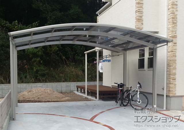 佐賀県武雄市ののカーポート レイナツインポートグラン　積雪〜20cm対応 施工例