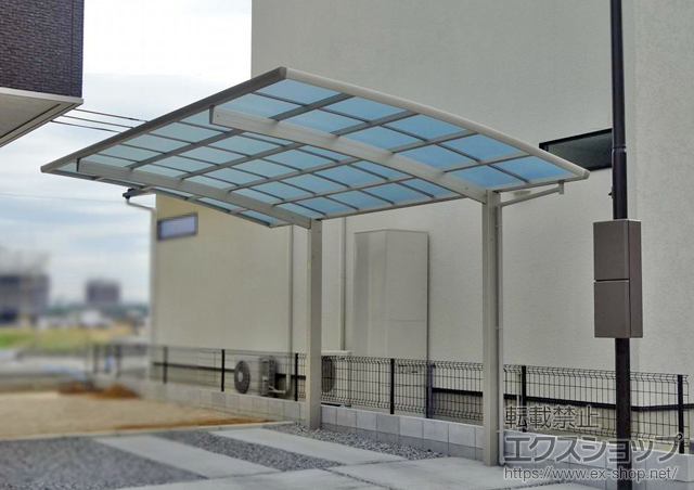 滋賀県大津市ののカーポート レイナポートグラン 積雪〜20cm対応 施工例